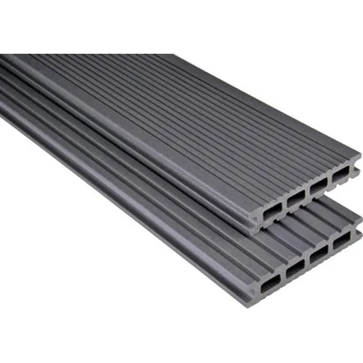 Kovalex WPC Terrassendiele matt Steingrau 2,6 cm x 14,5 cm x 300 cm 4002718750952