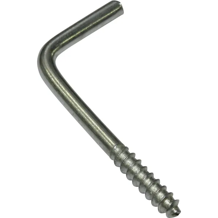 Gardinia Schraubhaken für Vitragestangen silber-matt 2,5 cm