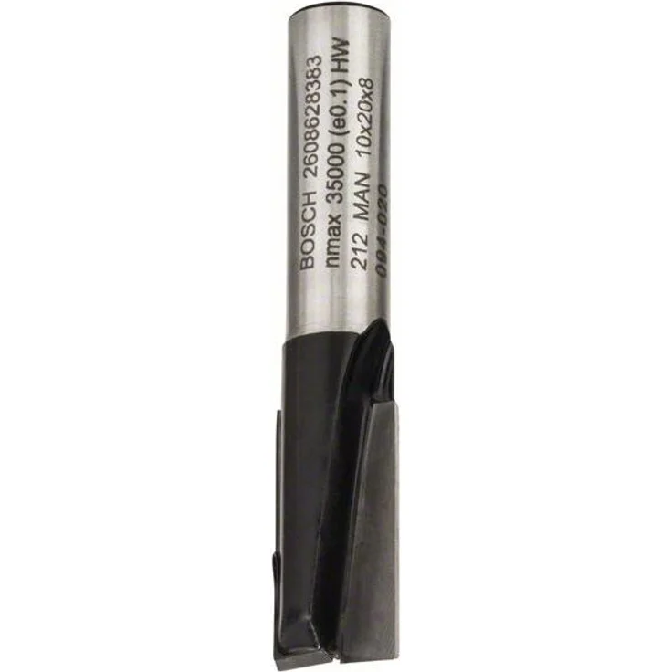 Bosch Professional Nutfräser Standard for Wood (für Holz, Ø 10 mm, Arbeitslänge 20 mm, Zubehör Handfräse) – Bild 2