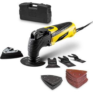 Bild für TROTEC Multifunktionswerkzeug PMTS 10-230V mit Schnellspannsystem 300W-Motor umfangreiches Zubehörset Transportkoffer