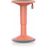 Hocker UP | Höhenverstellbar 450-630 mm | Lachsorange