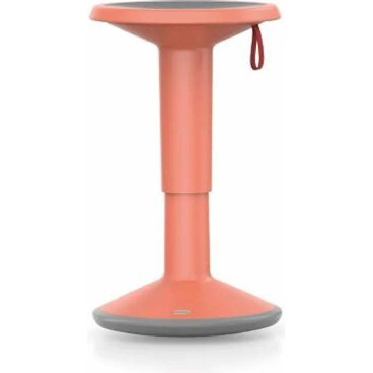 Hocker UP | Höhenverstellbar 450-630 mm | Lachsorange
