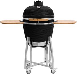 BBQ-Toro Kamado Grill Holzkohlegrill KURO Ø 52 cm, schwarz, Keramikgrill