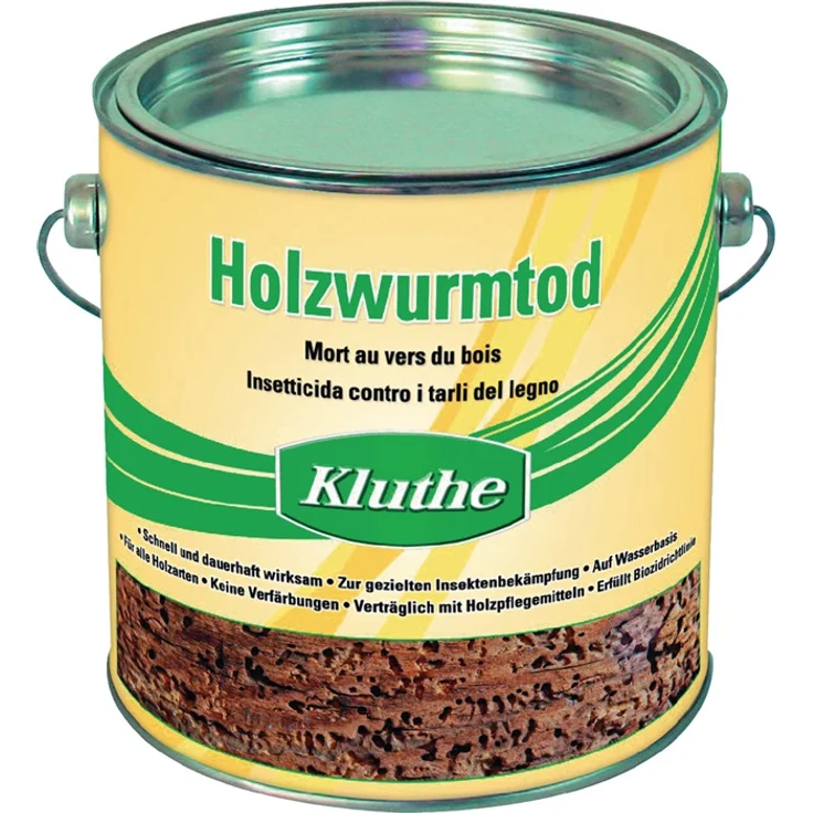 Kluthe - Holzschutzmittel Holzwurmtod farblos 2,5l Dose KLUTHE - transparent – Bild 1