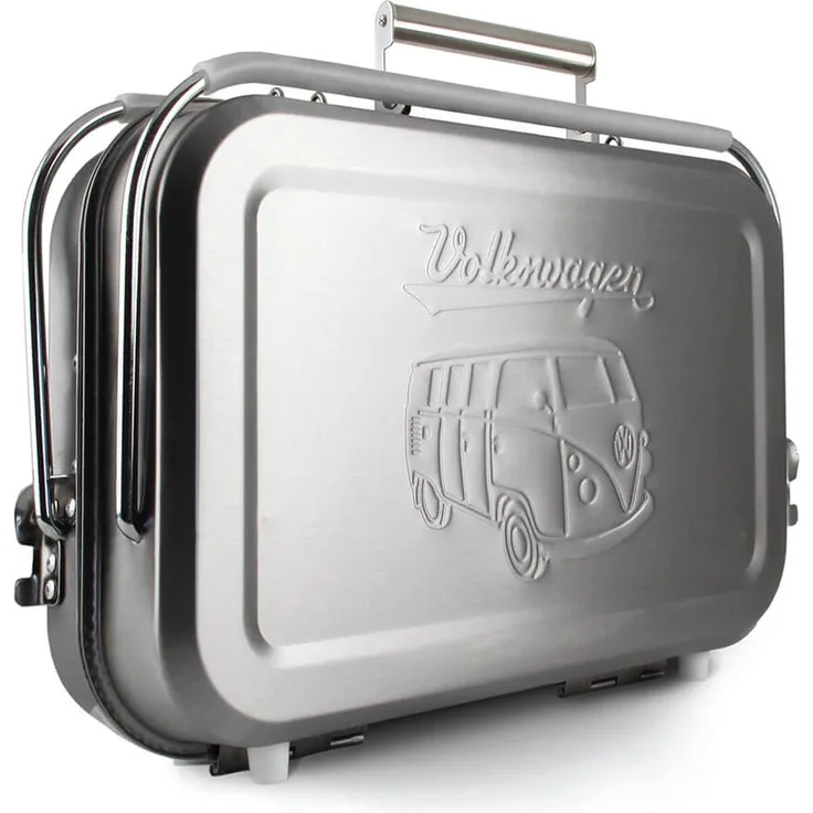 VW Bulli T1 Edelstahl Koffergrill Holzkohlegrill klein, 3,56 kg