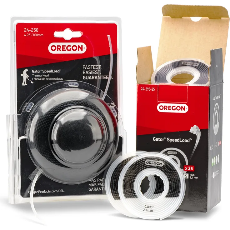 Oregon Gator Speedload Trimmerkopf (inkl. Trimmerkopf mit 25 Ersatzscheiben) Small Pro Head 10,7 cm (4 1-4 Zoll) und 25 Ersatz-Discs