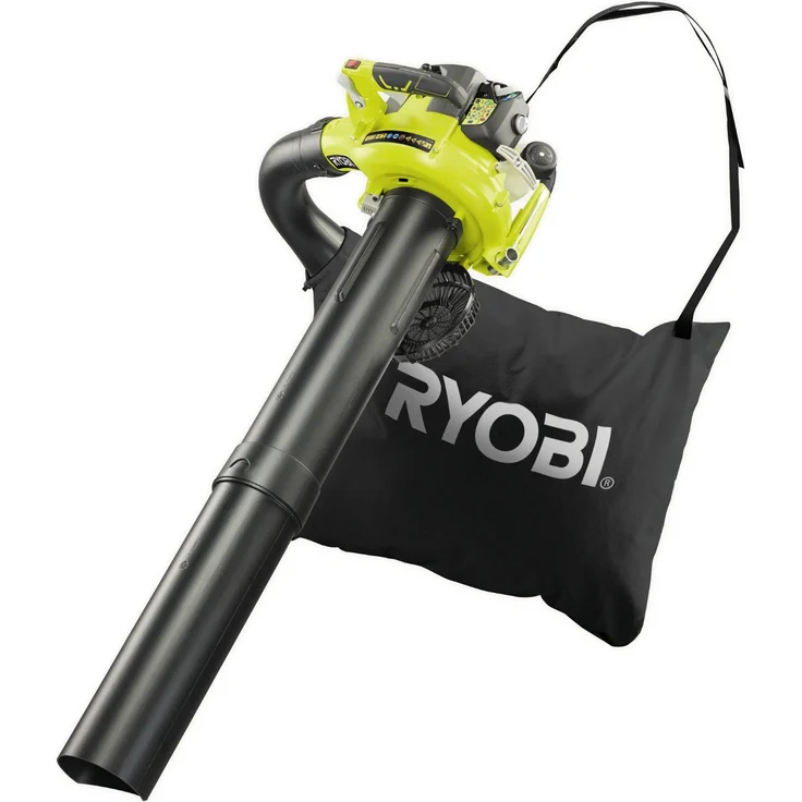 Ryobi 5133002353 26 cm³ PoWR LT2 Benzin-Laubsauger Häckselfunktion mit Fangsack 650 Watt - Preisvergleich – Bild 3