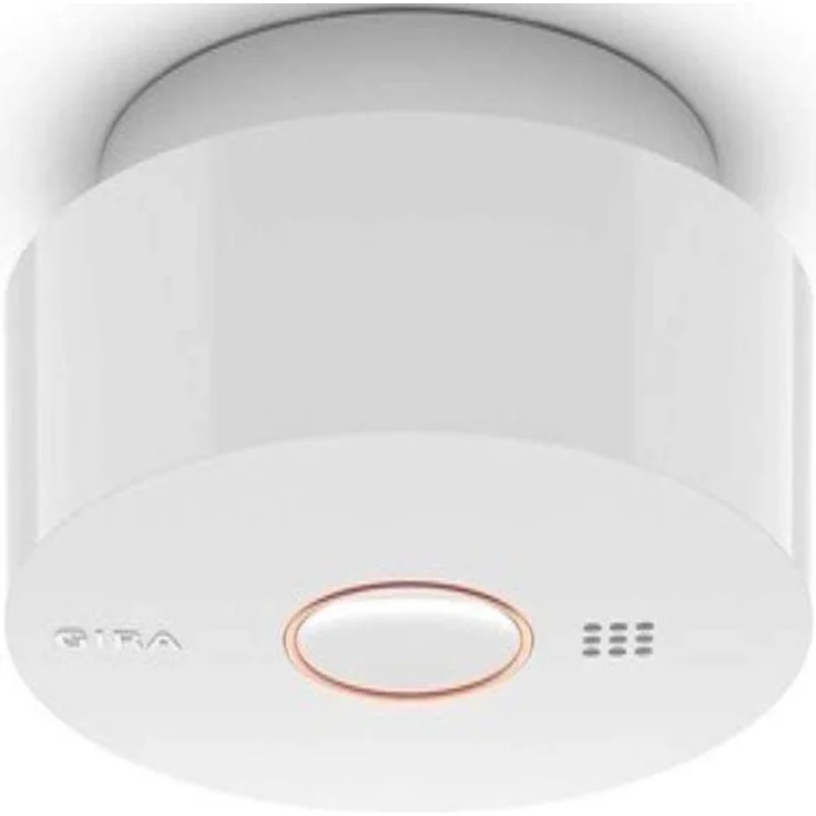 Gira Basic Q Rauchwarnmelder 114502, reinweiß glänzend – Bild 1