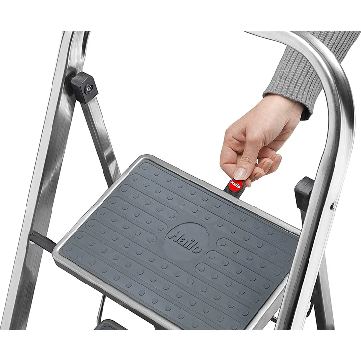 Hailo K60 StandardLine, Aluminium-Trittleiter, 2 Stufen – Bild 2