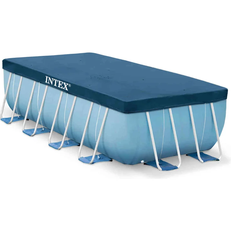 Intex 28037 400x200 cm Poolabdeckung Abdeckplane Poolplane Poolschutz rechteckig
