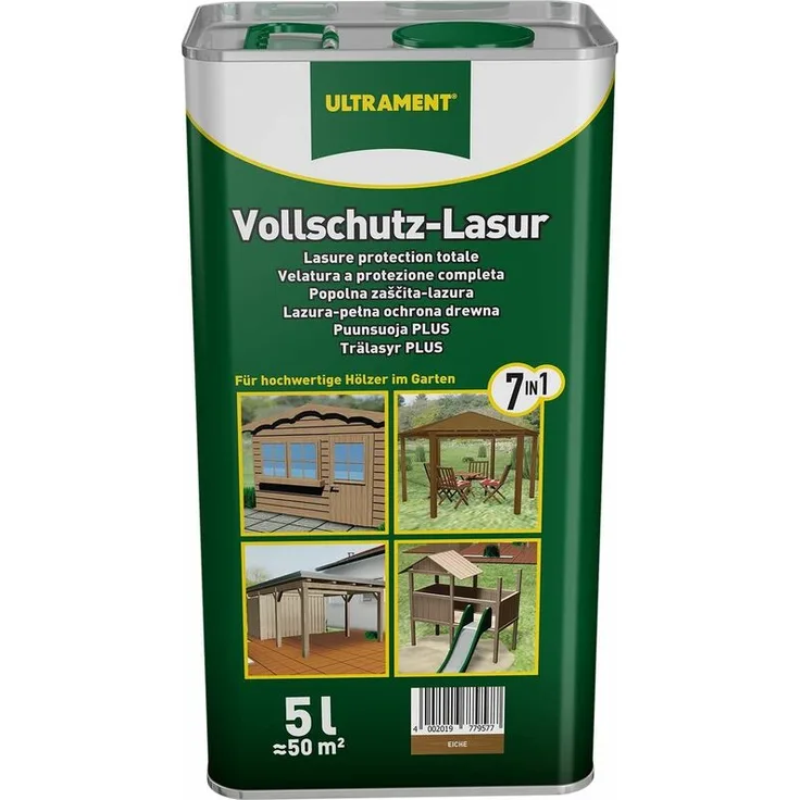 Vollschutz Lasur 7in1 eiche - 5 l - Ultrament