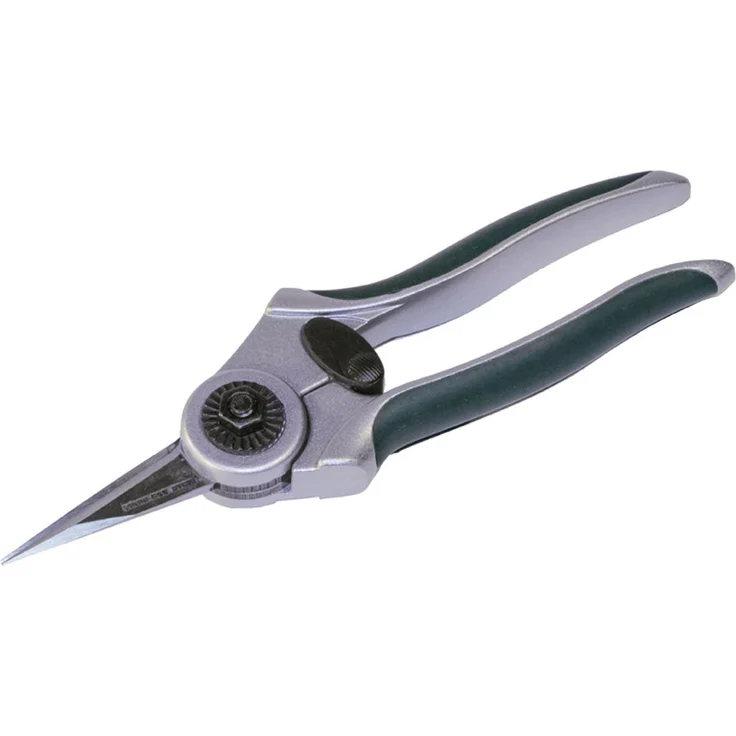 Siena Garden 603130 Bonsaischere ProfiLine Softgriffe, grün,alu mittelgroß – Bild 1