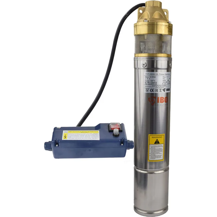 IBO 4 Zoll Brunnenpumpe Tiefbrunnenpumpe 1100W 20m Kabel