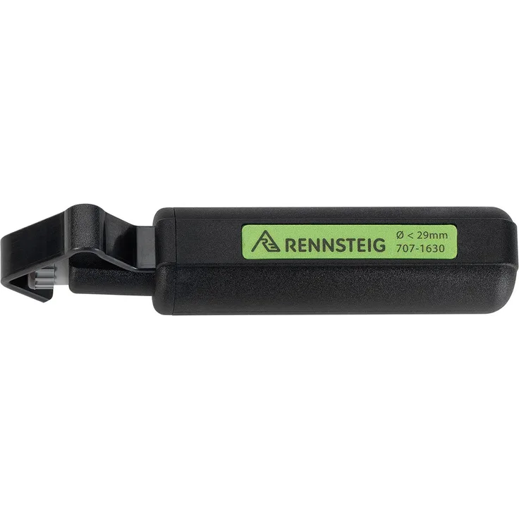 Rennsteig 707-1630 Abmantelwerkzeug (zum Entfernen von Rundkabelmänteln aus PVC, Gummi, Silikon, PTFE, Kapazität 6,0 ? 29,0 mm²) 