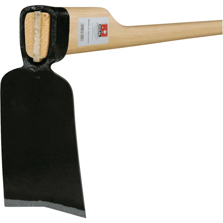 Rheinische Hacke Blattmaß 185x85x110mm geschmiedet,m.Stiel G.700g IDEAL