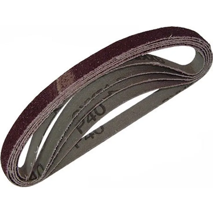 Silverline 364425 Schleifbänder, 10 x 330 mm, 5er-Pckg. 60er-Körnung