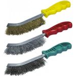 wolfcraft 1 Handdrahtbürsten-Set 3-tlg.