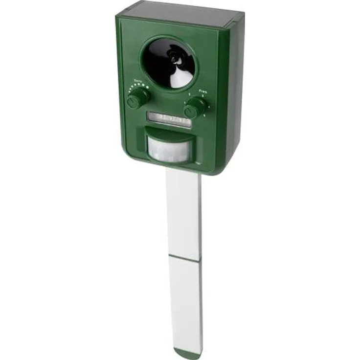 Gardigo Solar Tiervertreiber Multifrequenz, LED-Licht Wirkungsbereich 100m² 1St.