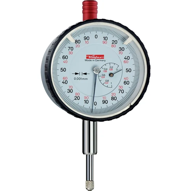 Messuhr FM1000-5 T 5mm Abl.0,001mm m.Kal.KÄFER