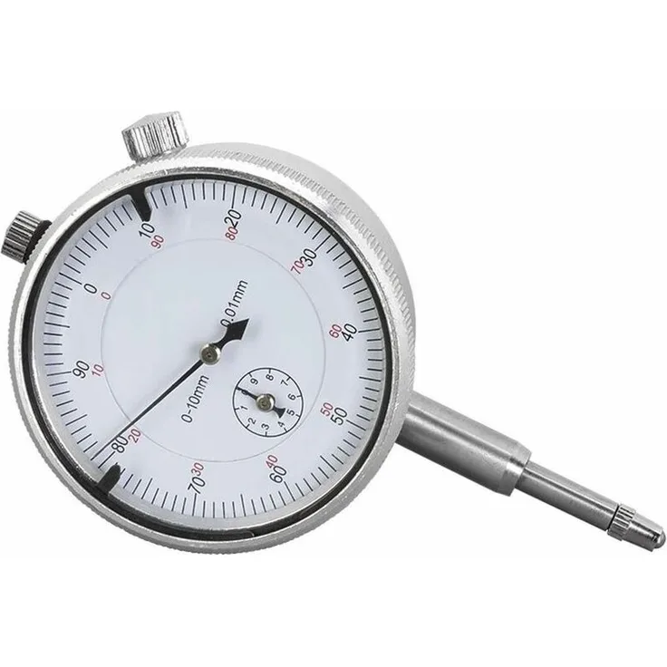 Messuhr Spur 0-10 Mm Messgerät Messbereich 0,01 Mm Fervi C023