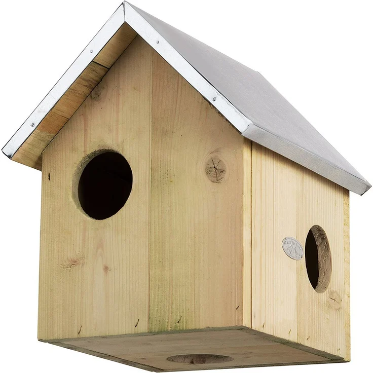Eichhörnchenhaus Kobel Nistkasten Futterhaus für Eichhörnchen Holz 29cm - Preisvergleich – Bild 1