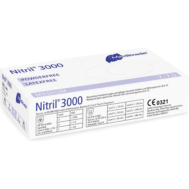 Meditrade 1280XL Nitril 3000, 1er Pack (1 x 100 Stück)