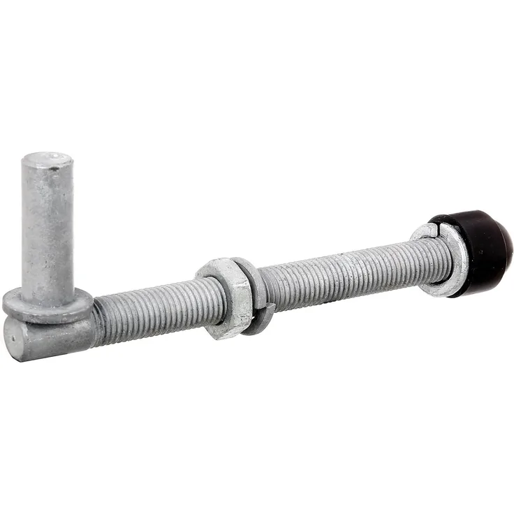 GAH-Alberts 410803 Kloben, ein Paar, zum Durchschrauben, verstellbar, feuerverzinkt, D16 mm, 190 mm, M16