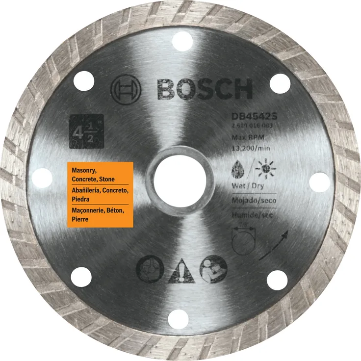 Bosch db442s 4-Zoll Turbo Rand Diamant Klinge, DB4542S
