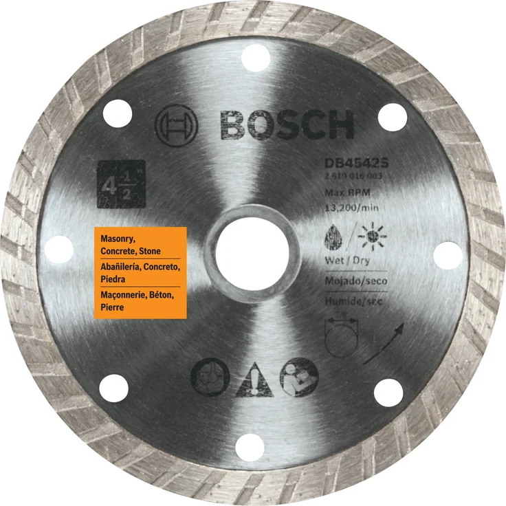 Bosch db442s 4-Zoll Turbo Rand Diamant Klinge, DB4542S