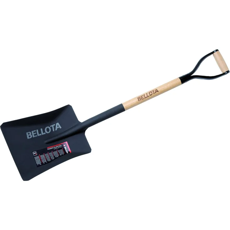Bellota 5502-3 MA Schaufel mit quadratischem Schaufelblatt, 335x 265mm, D-Griff