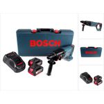 Bosch Professional GBH 18V-26 D Akku Bohrhammer 18V 2,6J SDS-Plus im Koffer + 2x 6,0Ah Akku + Ladegerät