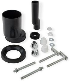 Haas Anschlussgarnitur Ablaufgarnitur DN90 Etagiert Wand WC Pfuscherset