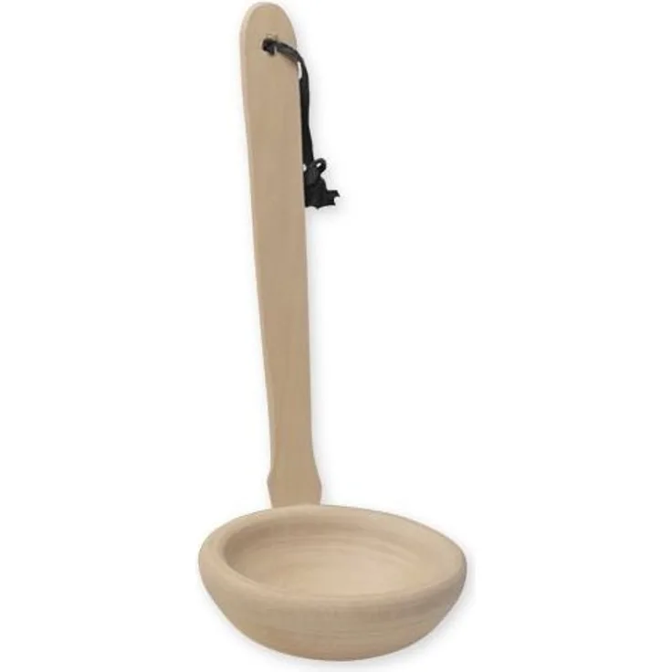 Saunakelle Holz gewinkelt 30 cm