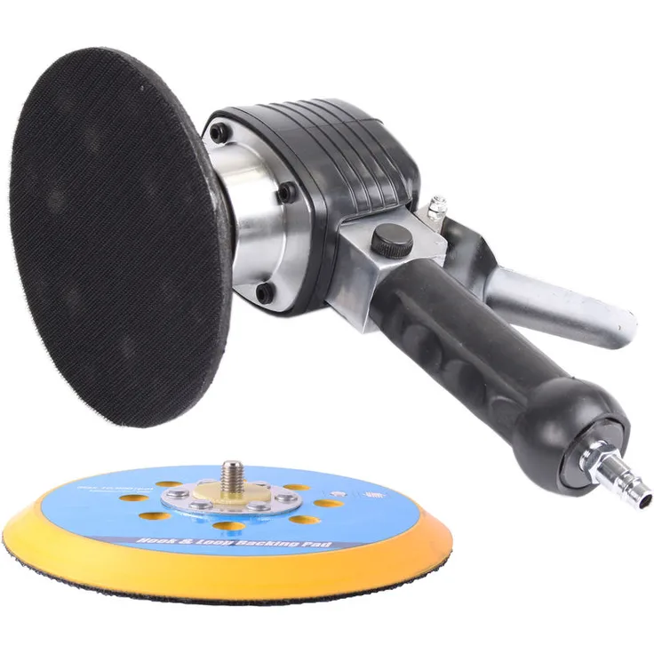 WELDINGER Druckluft Exzenterschleifer - Polierer 150mm mit Klettplatte