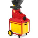 WOLFGarten Leisehäcksler SDL 2800 EVO 24AC7G1C650 2800 W Walzen-Häcksler Materialstärke 45 mm 98 dB Transportgriff