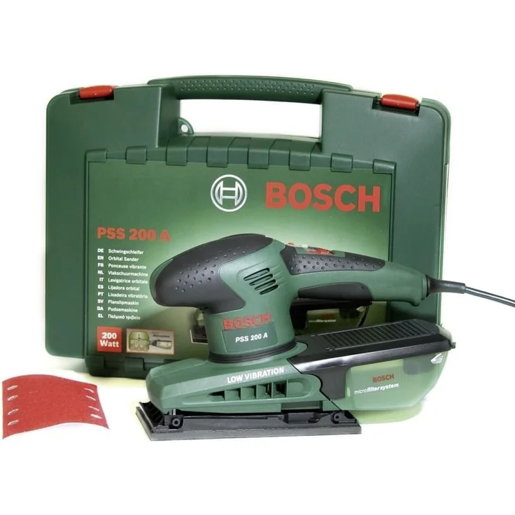 Bosch PSS 200 A Schwingschleifer 24000 U-min 200 Watt Transportkoffer – Bild 3
