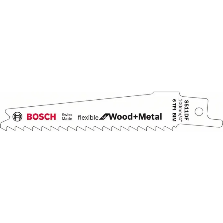 Bosch Professional Säbelsägeblatt S 511 DF, Flexible für Wood and Metal, 2-er Pack, 2608657722