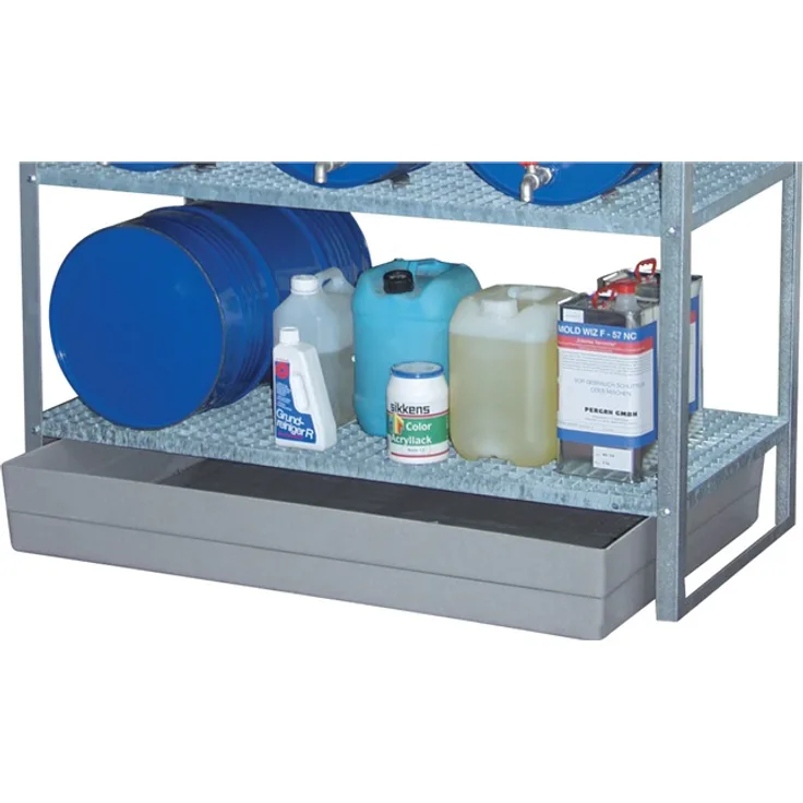 CEMO Stahlgitterrost f.Fassregal B 1300 x T 620mm STA verz.