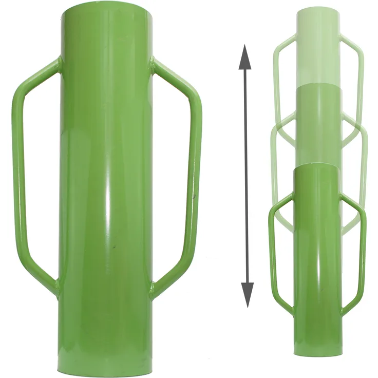 Handpfahlramme Handramme Pfahlramme Zaunpfahlramme Pfostenramme 60cm 16kg ø 14,5cm