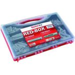 fischer 040991 Sortimentsbox RED-Box mit Universaldübel UX und Spreizdübel SX-Für zahlreiche Baustoffe und vielfältige Anwendungen-290 Teile-Art-Nr. 40991 - Preisvergleich