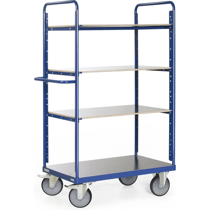 Protaurus mtpia1012 Sackkarre Flur, 4 Etagen, 1000 mm x 600 mm Plattform, ohne Wand, 500 Ladekabel