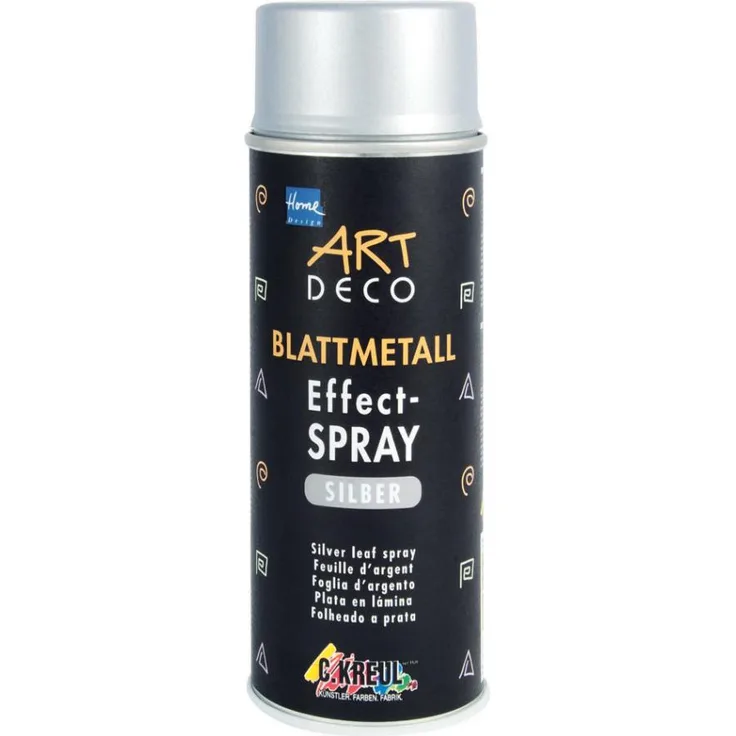 KREUL Blattmetall Effect-Spray Home Design ART DECO, silber