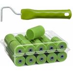 20 x Colorus Lackierwalze 5 cm superfein PLUS | Lackierroller klein, beidseitig gerade | Lackrolle für Lacke auf Wasserbasis, leicht