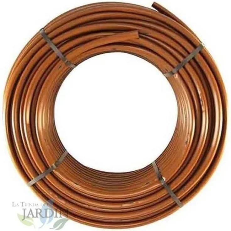 Selbstausgleichendes Rohr 16 mm bei 40 cm Abstand pro Tropfer, braun 100 m
