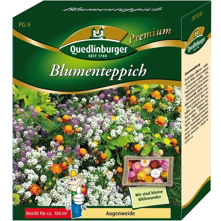 QUEDLINBURGER Blumenteppich Augenweide ohne Gräser