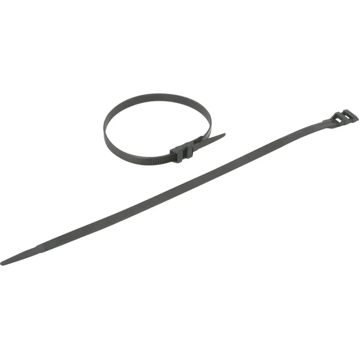 Debflex 709040 – Kabelbinder arretierbaren (100 Stück, 9 x 350 mm, schwarz