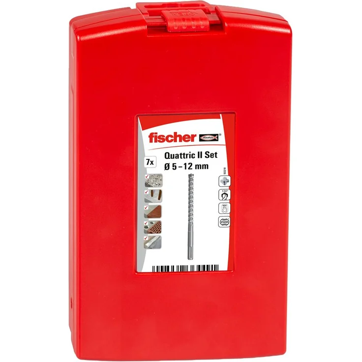 Fischer Hammerbohrer Quattric II Set 5 - 12 mm - 553210 – Bild 1