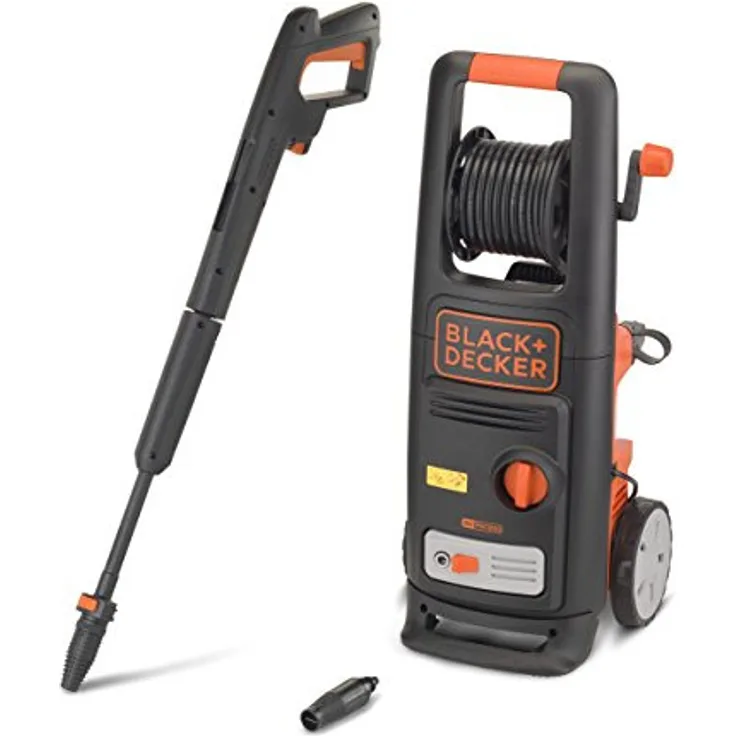 Black+Decker BXPW1900E Hochdruckreiniger mit Induktionsmotor 1900 W 400 l h 130 bar