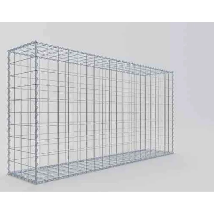 Gabiona Gabione 200 cm x 100 cm x 40 cm (L x H x T), Maschenweite 10 cm x 10 cm, Spirale