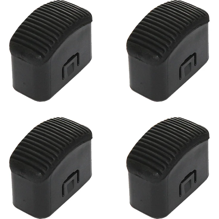 Hailo Fuß-Set in schwarz für Klapptritt Hailo Step-ke-L90